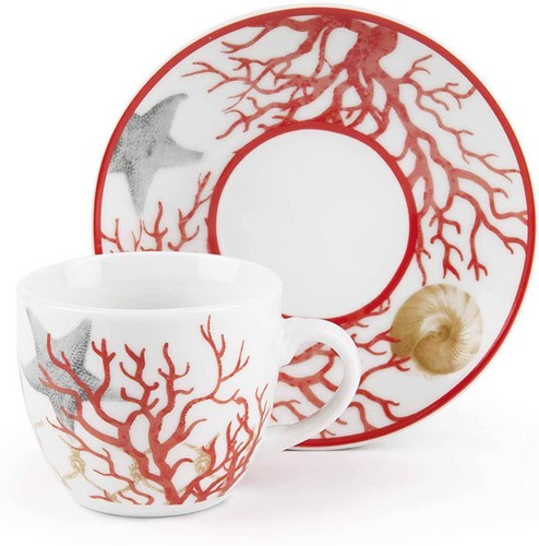 Excelsa coral set tazze caffè - tazze,