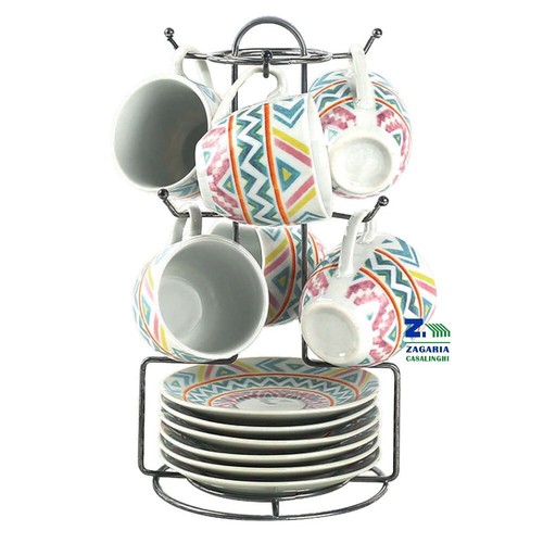 Servizio tazze caffe con - tazze, da