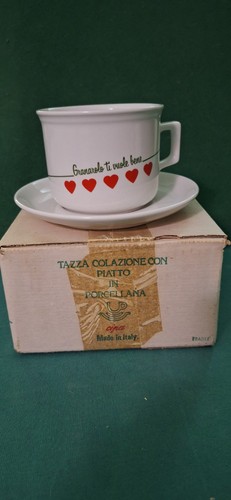 Tazza colazione piatto - +,